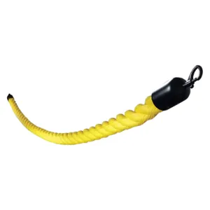 VISIONTRON 843YW72SE-SB Barrier Rope 1-1/2 Inch x 6 Feet Yellow | AF7GGX 20YU84