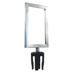 VISIONTRON FR711HDSC-CSB Sign Frame 11 Inch Height x 7 Inch Length Satin Chrome | AH9KXB 40CK47