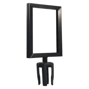 VISIONTRON FR811HDSB-CSB Sign Frame 11 Inch Height x 8-1/2 Inch Length Black | AH9KWU 40CK36