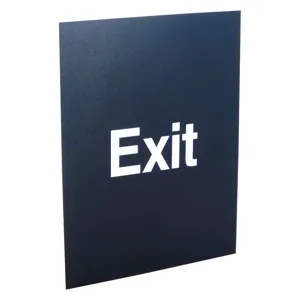 VISIONTRON PS811-02BK 8.5 x 11 Sign - Exit (double Sided) | AF7GJG 20YV33