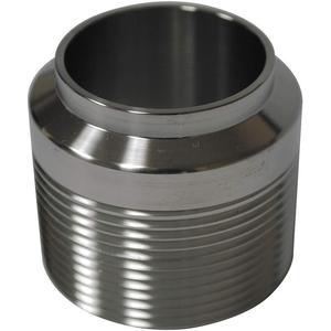 VNE STAINLESS 19WB1.0 Male Adapter T304 Stainless Steel 0.065 In | AA3NYJ 11R067