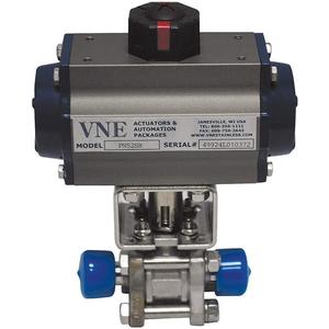 VNE STAINLESS 90C.75C/52-5SC-XX Actuated Ball Valve 3/4 Inch 316 Stainless Steel | AA6QRY 14N251