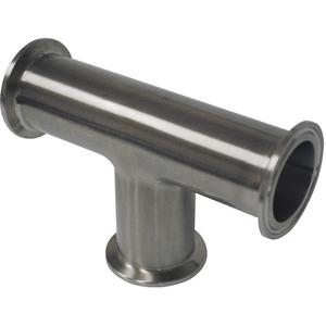 VNE STAINLESS EG7-6L2.5 Equal Tee T316l Stainless Steel Clamp | AA3JBE 11L873