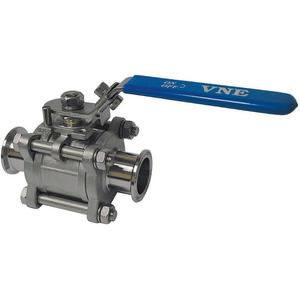 VNE STAINLESS EG90CC-6.5 Sanitary Ball Valve 316 Stainless Steel 2-way Clamp | AA2TKB 11A421