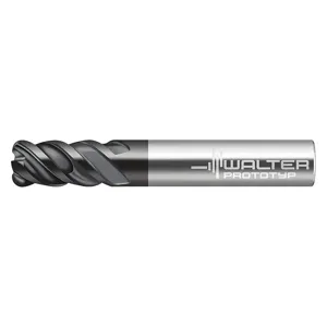 WALTER TOOLS MC326-10.0A4B080C Carbide End Mill 10mm 4 Flutes Corner Radius Single End Cc | AG6DRQ 35RJ37