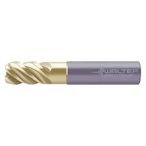 WALTER TOOLS H4038217-6-0.5 Solid Carbide End Mill 0.24mm Diameter 2.24mm Length 50 Degree | AG2ZLZ 32PN77