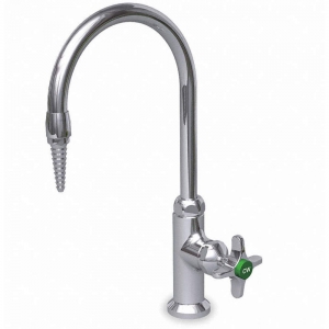 WATERSAVER FAUCET COMPANY L614 Gooseneck Faucet with Barbed Nozzle Deck | AB9HFC 2DCH8