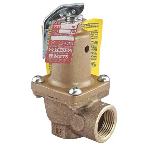 WATTS 3/4 174A-150 Safety Relief Valve 3/4in 150 Psi Bronze | AB8QZQ 26X183