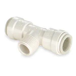 WATTS 3530B-1008 Male Thread Tee 1/2 Inch Polysulfone | AA9GMQ 1DAE8