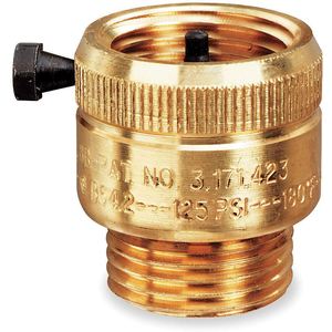 WATTS 8B Brass Vacuum Breaker, 3/4 Inch GHT, 125 psi | AE7QZW 6A766