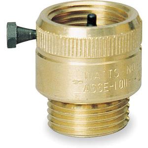 WATTS 8BI Hose Connection Vacuum Breaker, Size 3/4 Inch, Brass | AE9QKZ 6LL80 / 953251