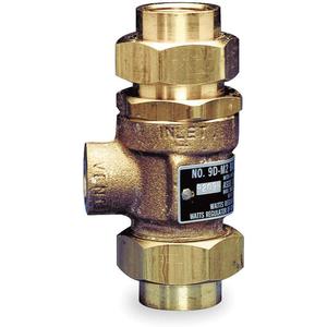 WATTS 9D-M3-1/2 Dual Check Valve, Inline, Size 1/2 Inch, Brass | AD6RWK 4A810