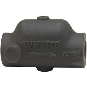 WATTS AS-M1- 1-1/2 Air Separator, Inlet Size 1-1/2 Inch, Max. Pressure 80 Psi | AG6RHZ 46A971