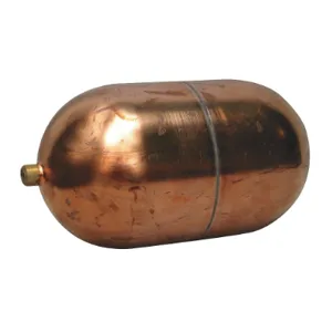 NAUGATUCK GR3X720CU Float Ball Oblong Copper 3 In | AD8QDZ 4LTA5