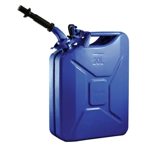 WAVIAN 2238C Gas Can 5 gallon Blue Include Spout | AH3YRV 33UZ32