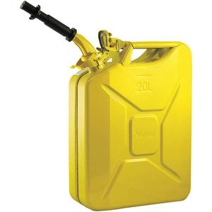 WAVIAN 2238C Gas Can 5 gallon Yellow Include Spout | AH3YRW 33UZ33