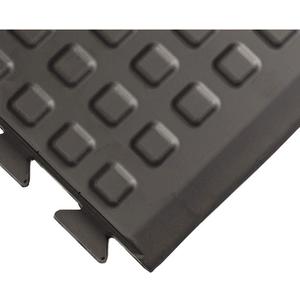 WEARWELL 502 Anti-Fatigue Mat Black 5 x 3 Fuß Kanten abgeschrägt | AD6QZC 48Z441