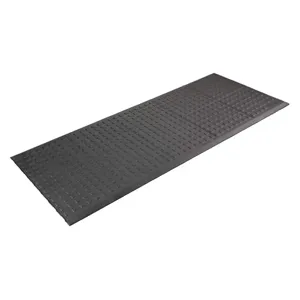 WEARWELL 502 Anti-Fatigue Mat Black 5 x 3 feet Edges Female End | AD6QZD 48Z442