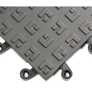 WEARWELL 566 Anti-fatigue Tiles 18 Inch x 18 Inch Charcoal | AC3NMN 2UYC2