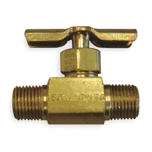 WEATHERHEAD 6810 Needle Valve Straight Brass 1/8 Inch Mnpt | AB3WZB 1VPW2