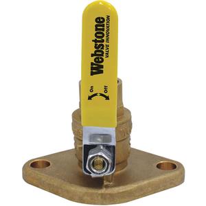WEBSTONE 50406HV Flanged Ball Valve 1-1/2 In | AD3PQE 40L180