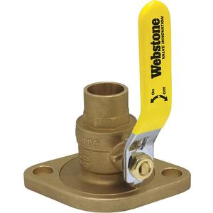 WEBSTONE 51404HV Rotating Flanged Ball Valve 1 In | AD3PQY 40L197