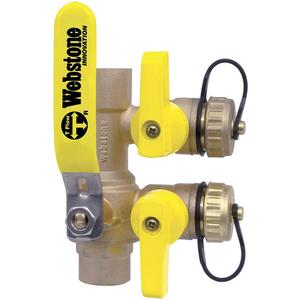 WEBSTONE 58614 Purge And Fill Valve 1 Inch Brass | AD3PTA 40L226