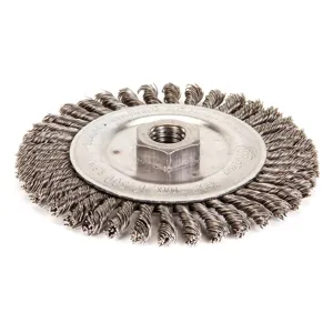 WEILER 08756 Twist Wire Wheel Brush Threaded Arbor | AC9KFN 3H523