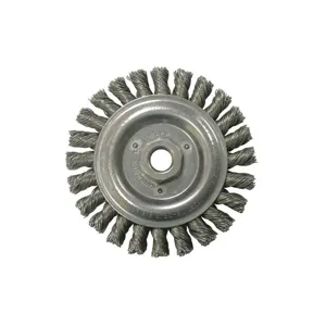 WEILER 08766V Twist Wheel 6 inch Diameter Threaded Arbor | AH7BLV 36RC79