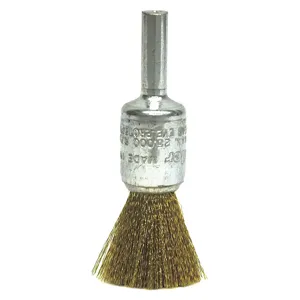 WEILER 10158 Crimped Wire End Brush Brass 1/2 Inch | AC6FYK 33M610