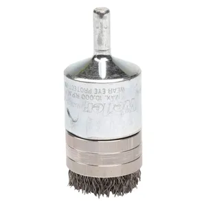 WEILER 11105 Crimped Wire End Brush 1 Inch | AH7NMJ 36XE53