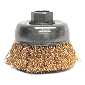 WEILER 13231 Crimped Wire Cup Brush 3 Inch 0.020 Inch | AC6FYN 33M613