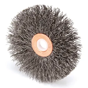 WEILER 15543 Wire Wheel Brush Carbon Steel 3 Inch Diameter | AH8KDZ 38UZ54