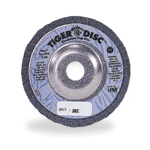 WEILER 50520 Arbor Mount Flap Disc 4-1/2 Inch 80 Medium | AC8MBR 3CE89