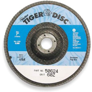 WEILER 50594 Arbor Mount Flap Disc 4 Zoll 60 Grob | AC9KHC 3H741