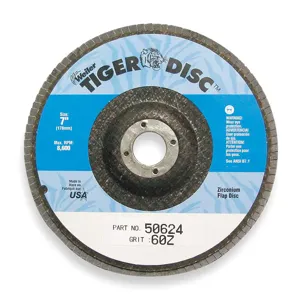 WEILER 50592 Arbor Mount Flap Disc 4 Inch 36 Extra Coarse | AC9KHB 3H739