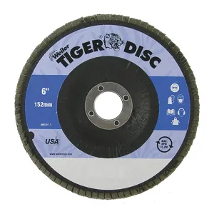 WEILER 50649 Arbor Mount Flap Disc 6 Inch 40 Coarse | AD7UDA 4GJF3