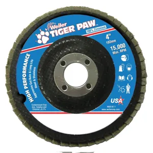 WEILER 51105 Abrasive Flap Disc Medium 4 inch Phenolic | AG2CGR 31GG07