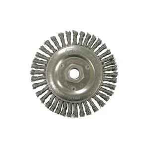 WEILER 9866 Wire Wheel Stainless Steel 5 inch Diameter | AH7BLR 36RC62