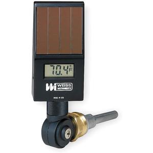 WEISS DVU6 Digital Solar Powered Thermometer Black | AB9GBP 2CYL8