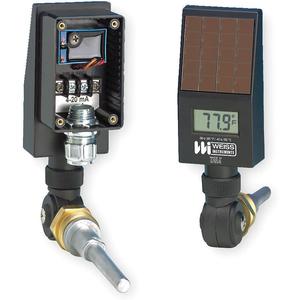 WEISS DVUT35 Digitales solarbetriebenes Thermometer Schwarz | AB9GBQ 2CYR5