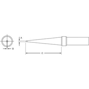 WELLER ETK Soldering Tip Screwdriver 1.2mm | AF7CPA 20UX50