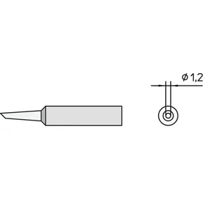 WELLER XNT4 Soldering Tip Cylindrical 1.2mm | AF7CQN 20UY03