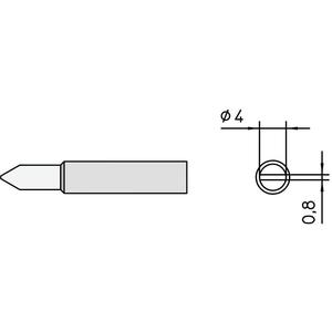 WELLER XNTD Soldering Tip Chisel 5/32 Inch | AF7CQU 20UY09