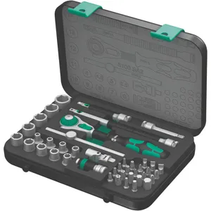 WERA TOOLS 05003533002 Socket Set 1/4 Inch Drive 42 Pc | AE3QFR 5EPL7