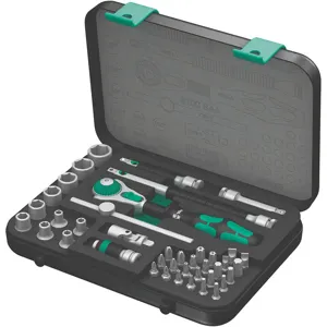 WERA TOOLS 05003535002 Socket Set 1/4 Inch Drive 41 Pc | AE3QFT 5EPL9