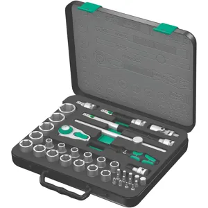 WERA TOOLS 05003645002 Socket Set 1/2 Inch Drive 37 Pc | AE3QGC 5EPP1