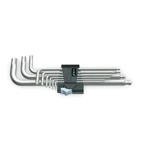 WERA TOOLS 05022720005 Ball End Hex Key Set 1.5 - 10mm L-shaped | AC8WYP 3EKA9