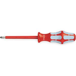 WERA TOOLS 05022734002 Insulated Phillips Screwdriver #2 x 4 In | AC8WXH 3EJW9