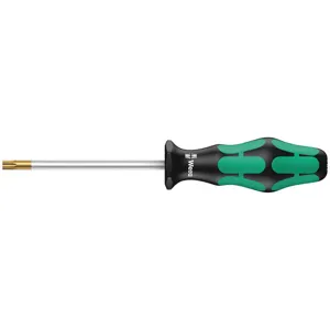 WERA TOOLS 05028051004 Torx(r) Screwdriver T15 3-1/4 In | AE7RFT 6AAK8